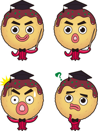 Dr. Takoyakiのイラスト素材