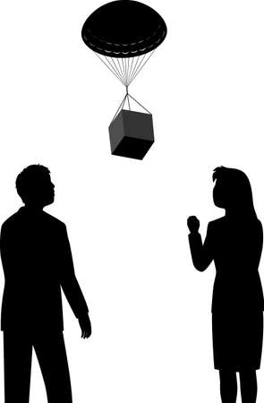 AirDropのイラスト素材