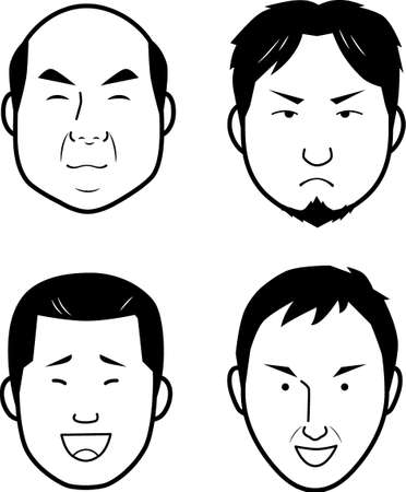 Uncle Face (2)のイラスト素材