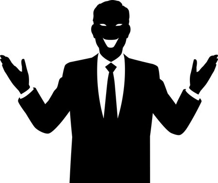 Bad Male Businessmanのイラスト素材