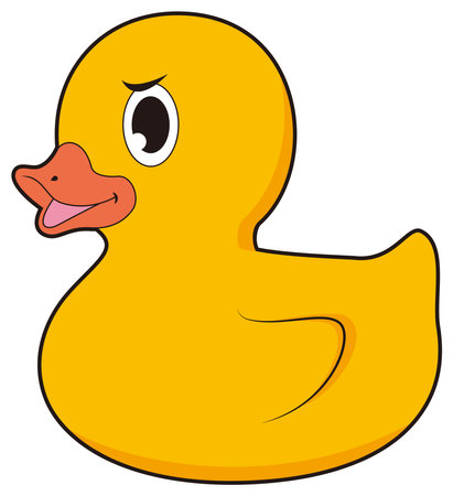 rubber duckのイラスト素材