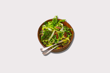 healthy food fresh vegetable salad backgroundの写真素材