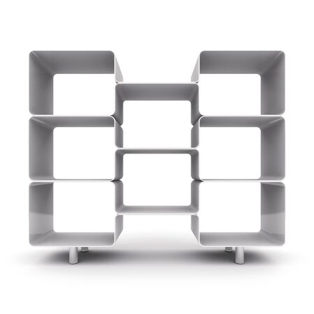 Empty shelves for your content. 3d illustration Empty shelves for your content. 3d illustration
