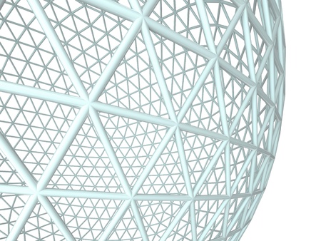 3d sphere. Abstract background