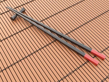 Japanese chopsticksの写真素材