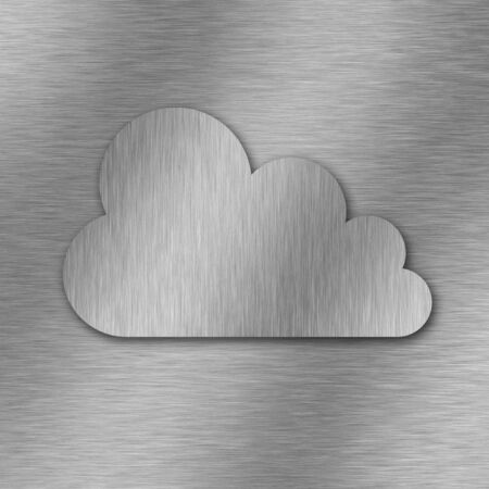 Cloud computing technology background  3d rendered imageの写真素材