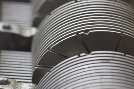 Vintage radio air varible capacitorの写真素材