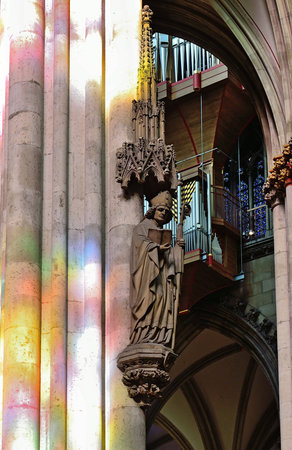 Interior of Cologne Cathedralのeditorial素材