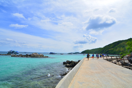 Seaside scenery at Thailandのeditorial素材
