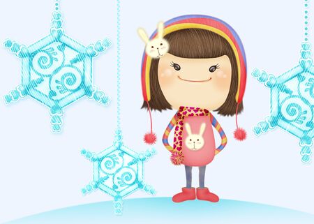 Cute girl Vickyの写真素材