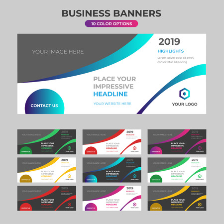 Business banner designのイラスト素材