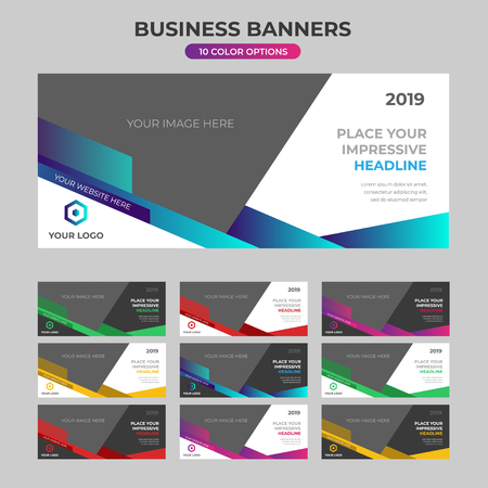Vector web banner designのイラスト素材
