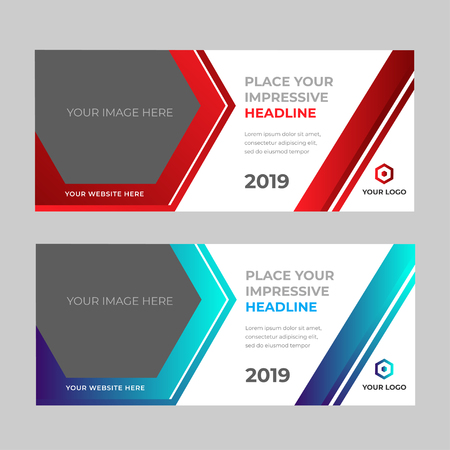 Business web banner designのイラスト素材