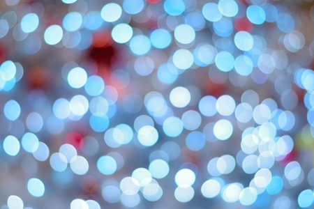 Background texture of colorful blurred LED lights