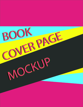 book cover pageのイラスト素材