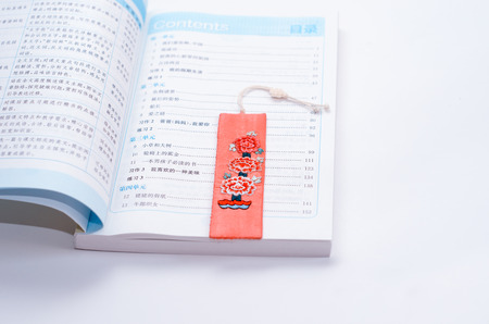 Embroidered bookmarksのeditorial素材