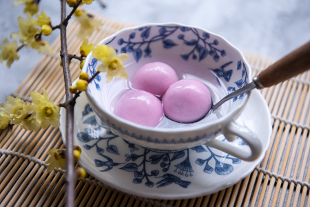Traditional chinese sweet rice ball