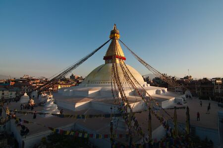 Boudhanath Stupa, Kathmandu, Nepalのeditorial素材