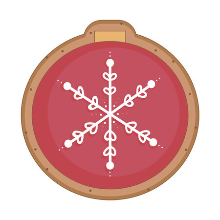 Gingerbread Man Christmas Cookies. Vector illustrationのイラスト素材