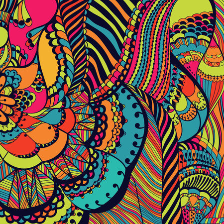 abstract texture with abstract flowers. のイラスト素材