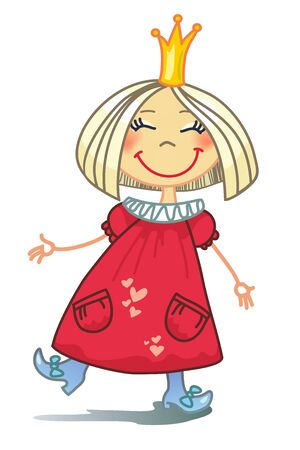 little dancing princessのイラスト素材