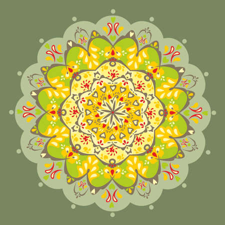 Flower Lace Pattern のイラスト素材