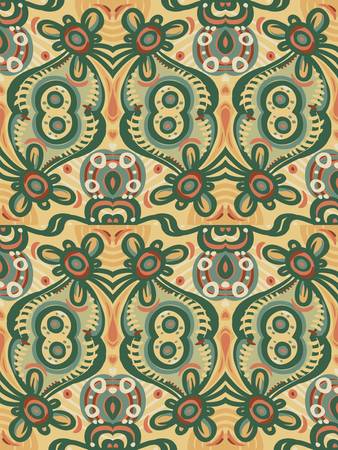 Seamless geometric pattern  LINES TO RELATED flower petalsのイラスト素材