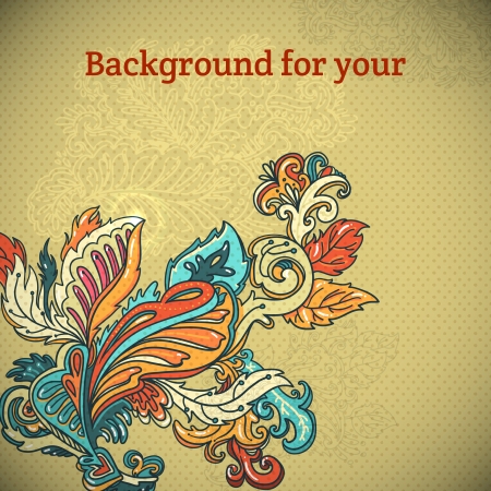 fun lovely pattern for your greeting cardのイラスト素材