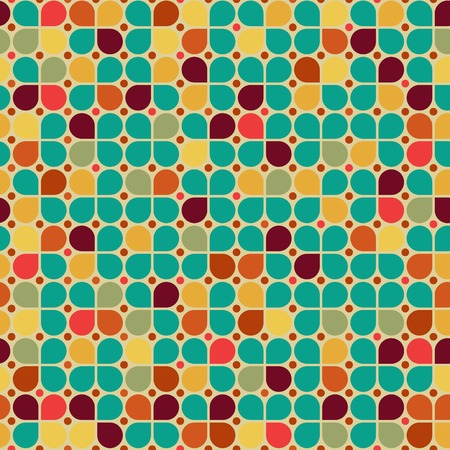 retro seamless patternのイラスト素材