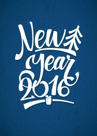 Happy New Year Background. Beautiful elegant text design of happy new yearのイラスト素材