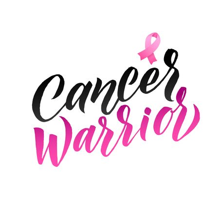 Pink Ribbon Breast Cancer Awareness Vector Illustrationのイラスト素材