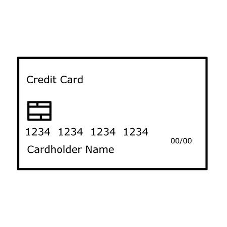 bank cardのイラスト素材