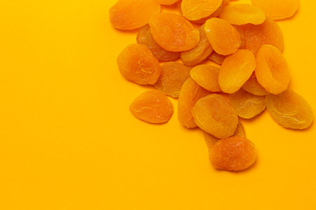 Kuraga on a Yellow Background - Close-Upの写真素材