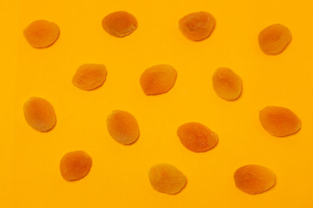 Kuraga on a Yellow Background - Close-Up a