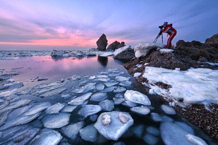 ice Ocean viewのeditorial素材