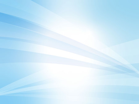 Simple and transparent wave line abstract background_light blueのイラスト素材