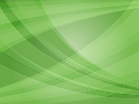 Beautiful wave wavy gradation background material_light greenのイラスト素材