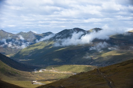 Cloud mountain and skyの写真素材