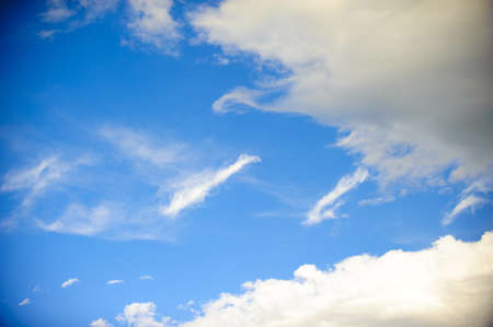 blue sky and white Cloud