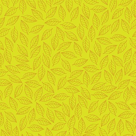 leaves patternのイラスト素材