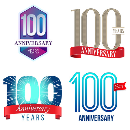 100 Years Anniversaryのイラスト素材
