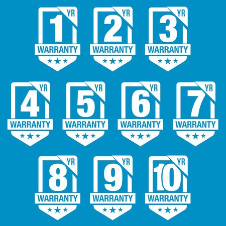 Warranty Seal Shield Badgeのイラスト素材