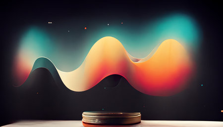 Product Visualization Podium Stage Background Imageの写真素材