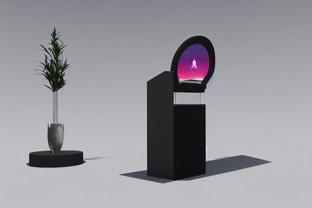 3D Podium or Stage for Product Visualization Background Imageの写真素材