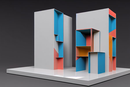 3D Podium or Stage for Product Visualization Background Image