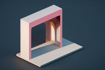 3D Podium or Stage for Product Visualization Background Image