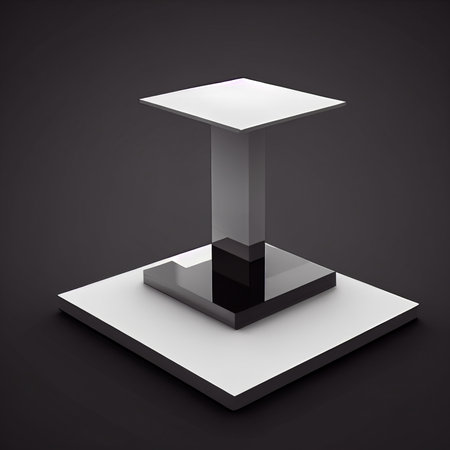 3D Podium or Stage for Product Visualization Background Imageの写真素材