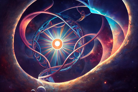Space Portal to Temple of Ascension Bright Sun Concept
Art
