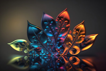 3D illustration of abstract fractal composition,digital art works.の写真素材