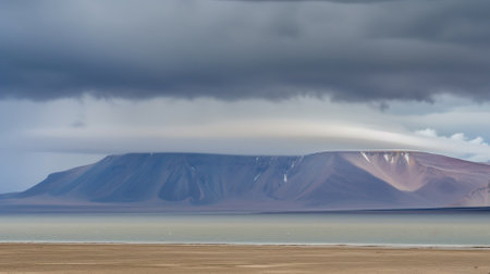 Panoramic view of the Laguna de Uyuni, Boliviaの素材